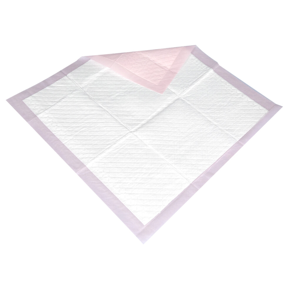 Pink 15Pcs Adult Urinary Incontinence Underpad 60X60cm Absorbent