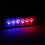 2 Stück 12V 6-LED Warnblinkleuchte Notfallblitzlicht - Rot Blau, 19 Modi 3