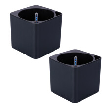 Keramisk plantepotte, selvvandingssystem til stueplanter med holdbare plastmaterialer, inkluderer funktion til at forhindre overvanding og