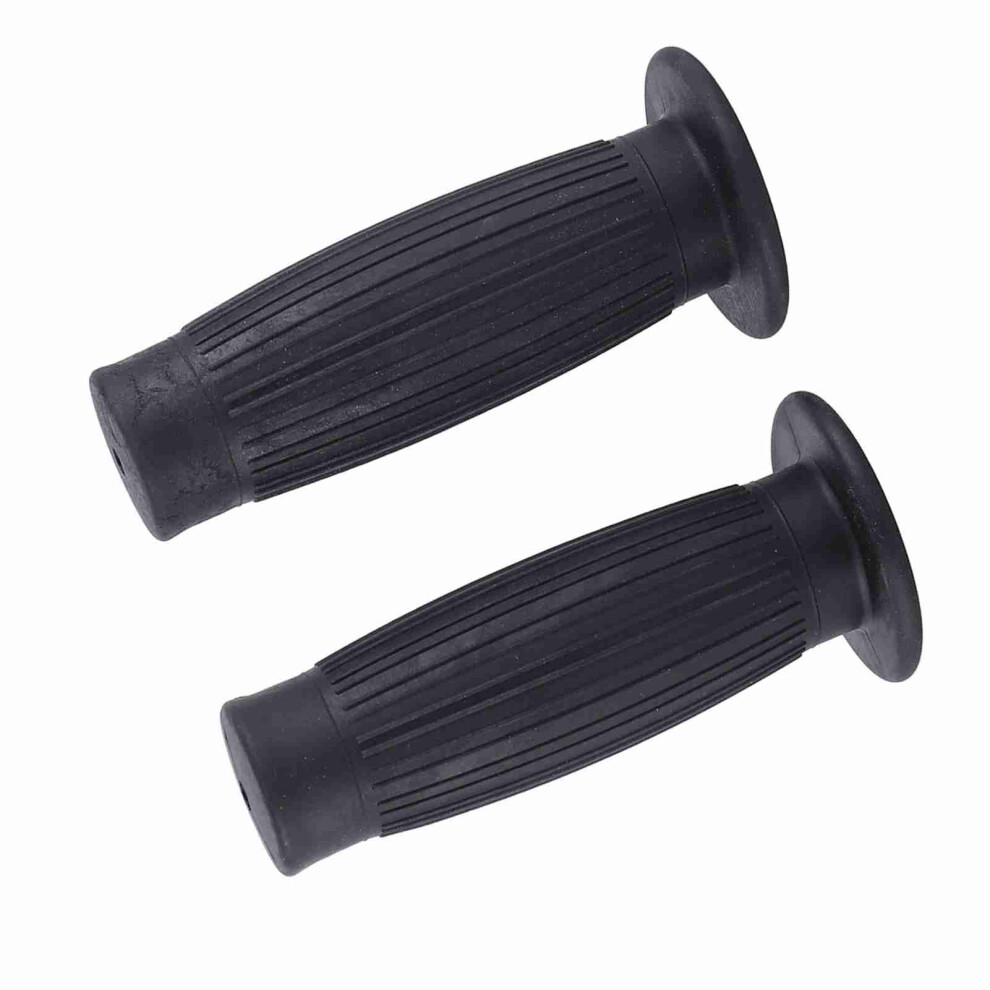 Motorcycle Hand Grips 7/8In 1In Universal Vintage Durable & Easy To Grip Black 4301363078719