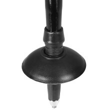 12 Stück Schwarze Trekkingstock-Schneekörbchen 54 mm für Wanderstöcke