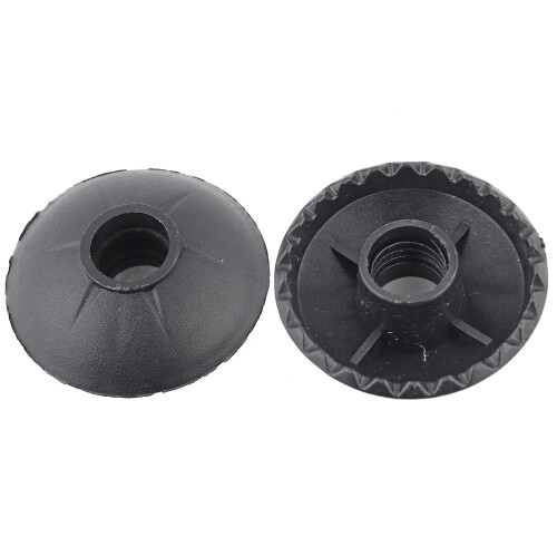 12 Black Trekking Pole Round Baskets for Snow Ski Mud Replacement Accessories 1