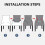 Καλύμματα καρέκλας τραπεζαρίας, πλενόμενο κάλυμμα καρέκλας Parsons με αποσπώμενο 6