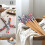 Επαναχρησιμοποιούμενα Chopsticks, σετ δώρου από μπαμπού ιαπωνικού τύπου με 8