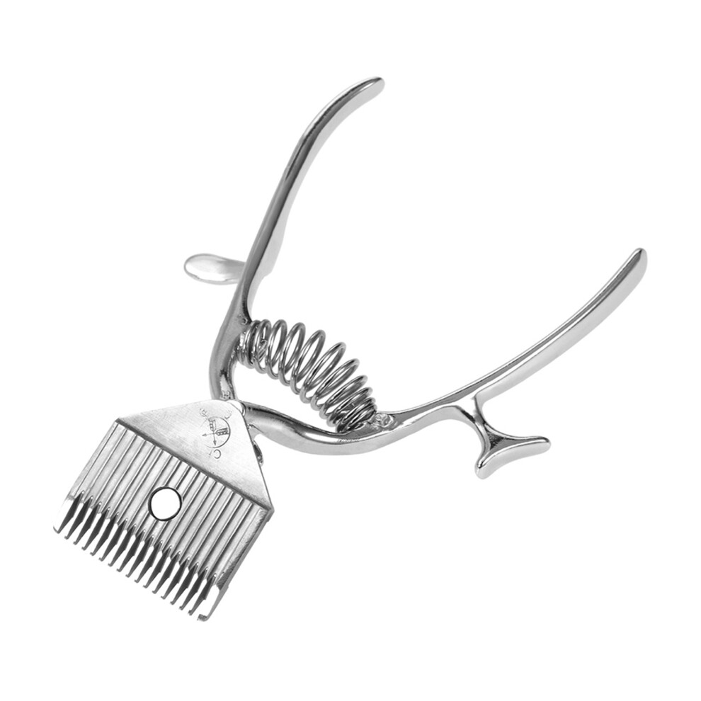 Manual Metal Hair Trimmer with Quiet Operation for Pets & Humans