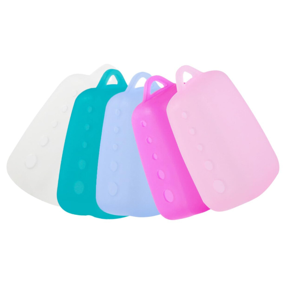 Silicone Toothbrush Covers 5 Pack, Protective Head Caps For Travel, Flexible Dust Covers, Fits Most Toothbrushes