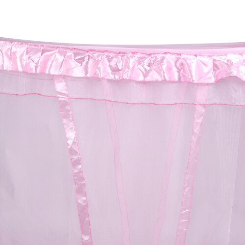 Luxury Pink Princess Corner Post Bed Mosquito Net 1.5x2M 1