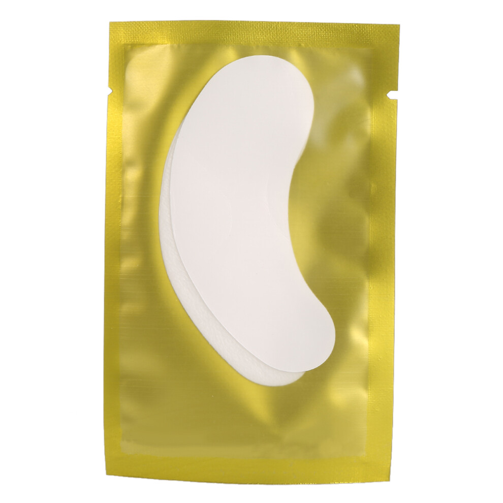 Gold 50Pairs Hydrogel Under Eye Gel Patches For Eyelash Extensions, Collagen