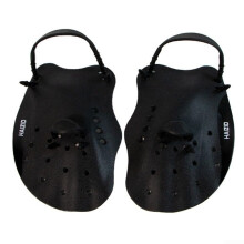 Kids Size Training Hand Paddles For Swimming Adjustable Fit Silicon Material Black