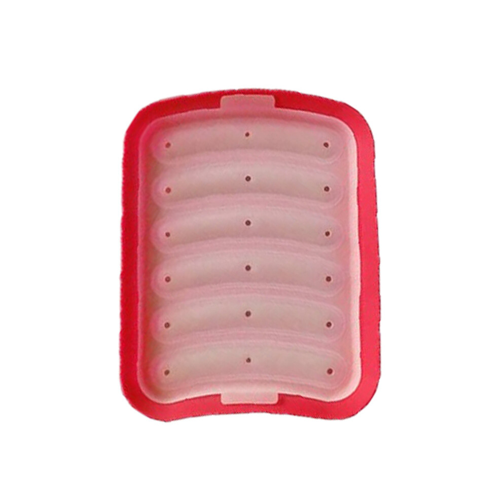 Microwave Oven Compatible Hot Dog Mold, Diy Homemade Sausages Bpa Free Silicone Hot Dog Mold For Baking Baby Food Supplement In Microwave Oven Or Refr