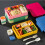 Boîtes à lunch Bento, compartiments bien conçus pour la préparation des repas, étanches, compatibles micro-ondes, lave-vaisselle et 6