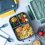 Κουτί Bento 1300ML για παιδιά και ενήλικες, ασφαλή για φούρνο μικροκυμάτων, στεγανά 1