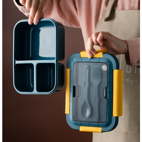Κουτί Bento 1300ML για παιδιά και ενήλικες, ασφαλή για φούρνο μικροκυμάτων, στεγανά 2