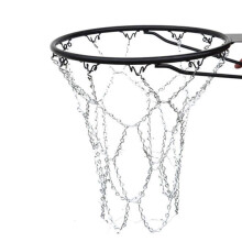 Heavy Duty Basketball Net, Metal Chain Net Replacement Accessories, 2Pack, Indoor Outdoor Use, Easy to Install