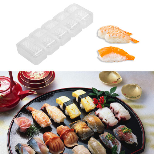 Εύχρηστο Ιαπωνικό Καλούπι Nigiri Sushi, Εργαλείο Bento για Μπάλες Ρυζιού, Ορθογώνιο Μίνι 1