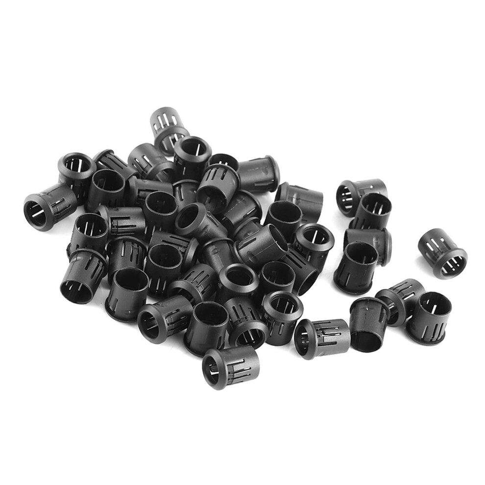 Led Holder 10Mm Socket Diode Black Nylon Clip Bezel Mount 50Pcs Set 7641363085520