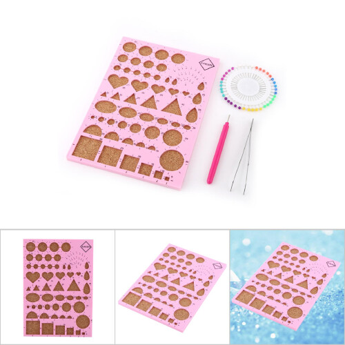 DIY Paper Craft Template Kit with Tools & Pins for Creative Projects 2