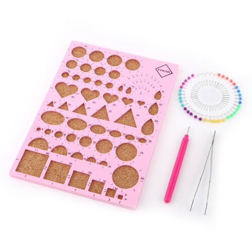 DIY Paper Craft Template Kit with Tools & Pins for Creative Projects 1