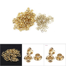 Leather Craft Brass Grommets with Washers Gold 7mm Rust-Resistant & Strong
