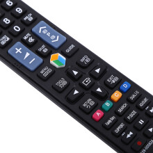 Universale Fernbedienung für Samsung TV AA59-00582A, Schwarz, 23x4,7x2 cm