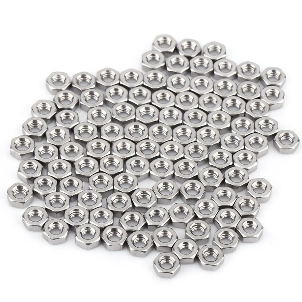 M4 Ss304 Stainless Steel Machine Screws Bolts Nuts Set Assortment Pan Head 7681363087117