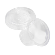 Chutney Cups with Lids - 50Pcs 1oz Clear Plastic Containers for Catering