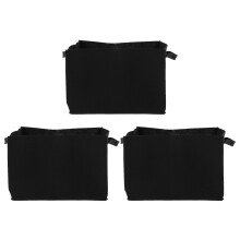 Fyrkantiga blomkrukor, non-woven odlingspåsar, trädgårdsodlingsbehållare, andningsbara, lätta tygplanteringspåsar med handtag, hållbara för