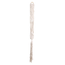 Appendiabiti decorativi bohémien per interni ed esterni, elegante portavasi in macramè con design salvaspazio, decorazioni boho, corda di cotone