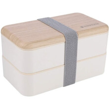 Repas faciles à emporter partout : la boîte à lunch à double compartiment allie une construction adaptée au congélateur à une conception