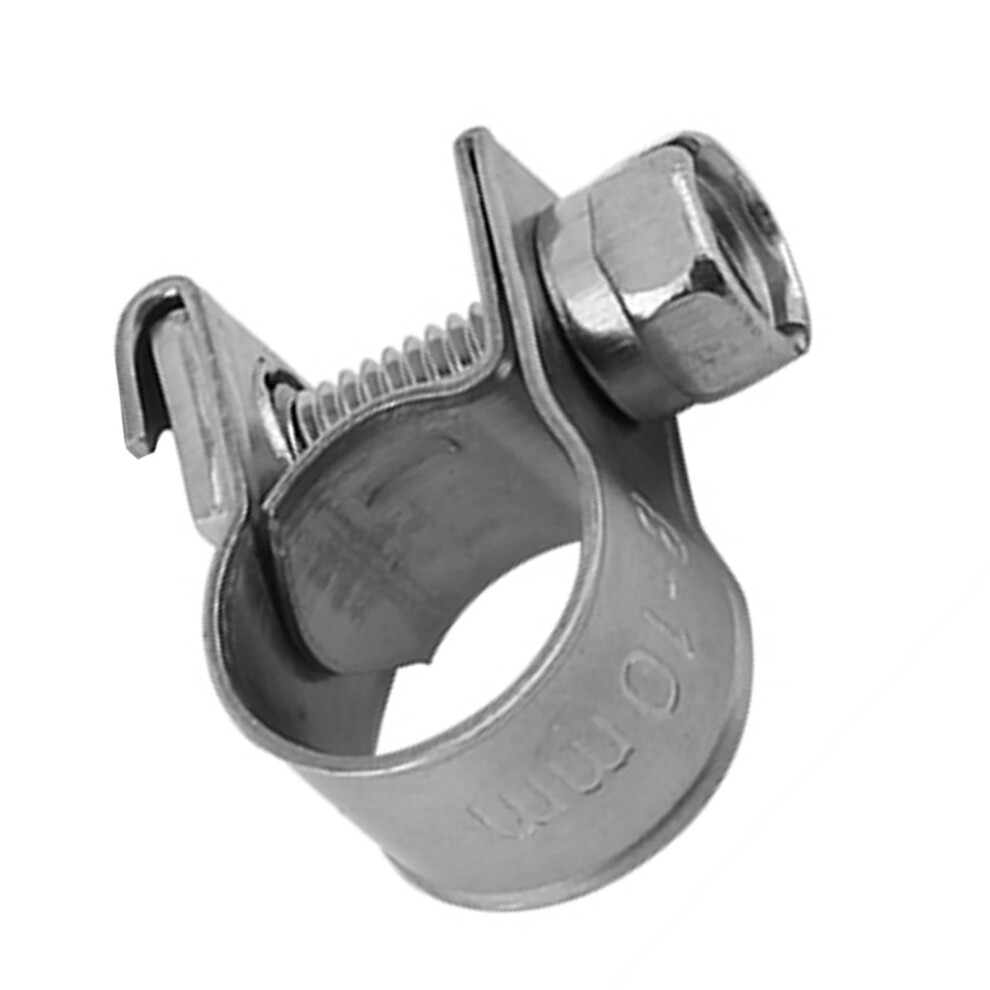 10Pcs Stainless Steel Fuel Line Clamps 6Mm-20Mm Adjustable Hose Clips 7601363088198