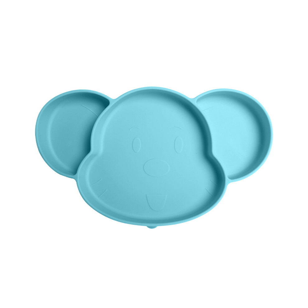 Silicone Suction Plates for Babies, Microwave Safe with Strong Suction, Divided Design for Picky Eaters, Easy to Wash and Clean, Bright Colors, Suitab