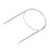 16.9''(43cm) 11pcs Stainless Circular Needle Knitting Tool Set 11