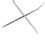 16.9''(43cm) 11pcs Stainless Circular Needle Knitting Tool Set 7