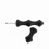 Outdoor Silicone Archery Bow String Protector Gear Black 2pcs 8