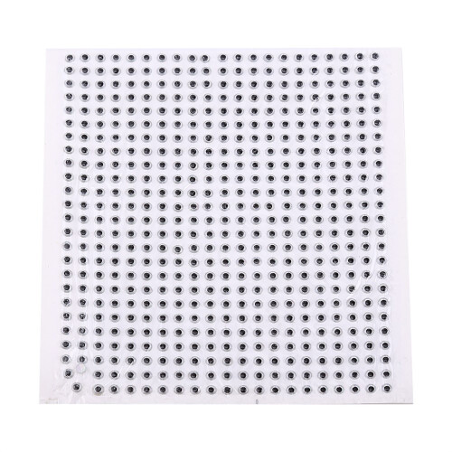 500 Stück Silberne 3mm, 4mm, 5mm 3D Flugschnurangeln Köderaugen 1