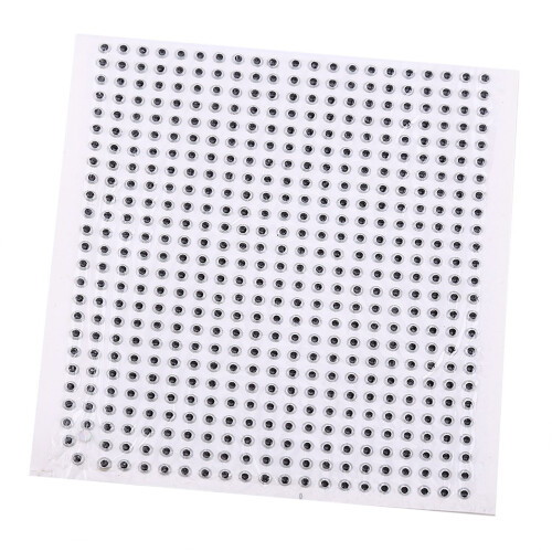 500 Stück Silberne 3mm, 4mm, 5mm 3D Flugschnurangeln Köderaugen