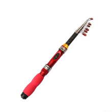 Lightweight Telescopic Sea Fishing Rod Mini Design, 5Position Length Adjustments, Collapses To 32cm, Extends To 2.1m