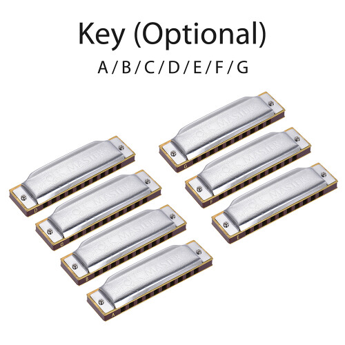 Suzuki 1072-A 10-Hole Diatonic Harmonica A Key for Beginners 20 Tone 2