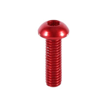 Aluminum M3 6-10mm Red Hex Socket Cap Screws Pack of 10