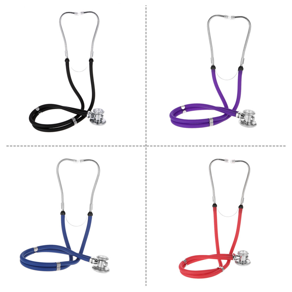 Blue Colorful Dual Head Medical Stethoscope Professional Healthcare Tool