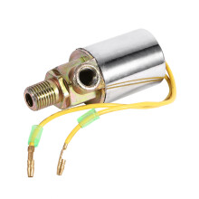 24V Luft-Solenoidventil 1/4-Zoll-Barb-Verbindung, 180 psi, Silber