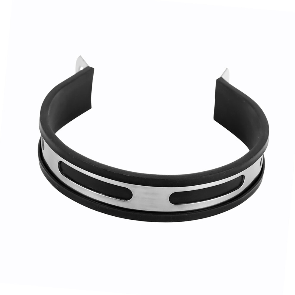 Sturdy Silencer Pipe Hanger Bracket For Motorcycles - Black/Silver 6921363099965