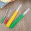 4Pcs Sewing Tool Seam Ripper Set Assorted Color Plastic Handle 7