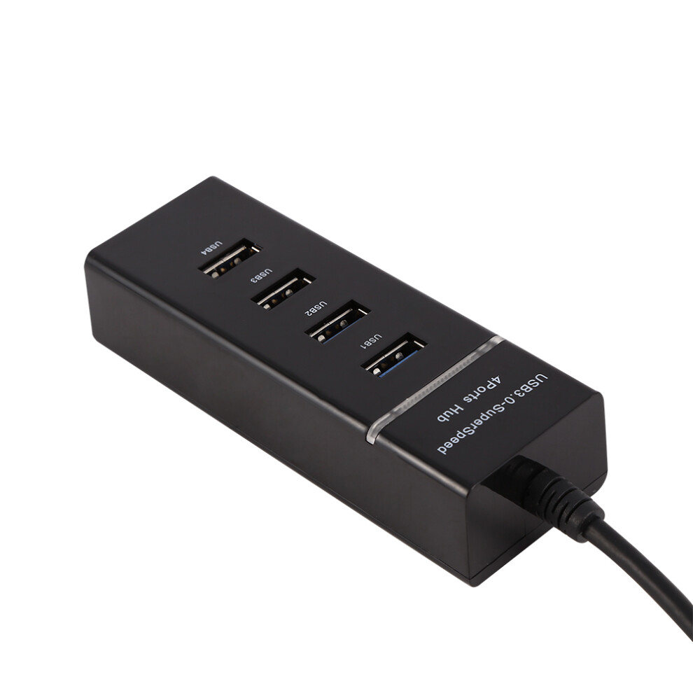 Usb 3.0 Multi-Port Hub 4 Port For Macbook Â Lightweight Extender In Black 8731363101050