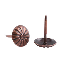 Vintage-bronzene Polsterstifte, 100 Stück, dekorative Metallnägel für Möbel
