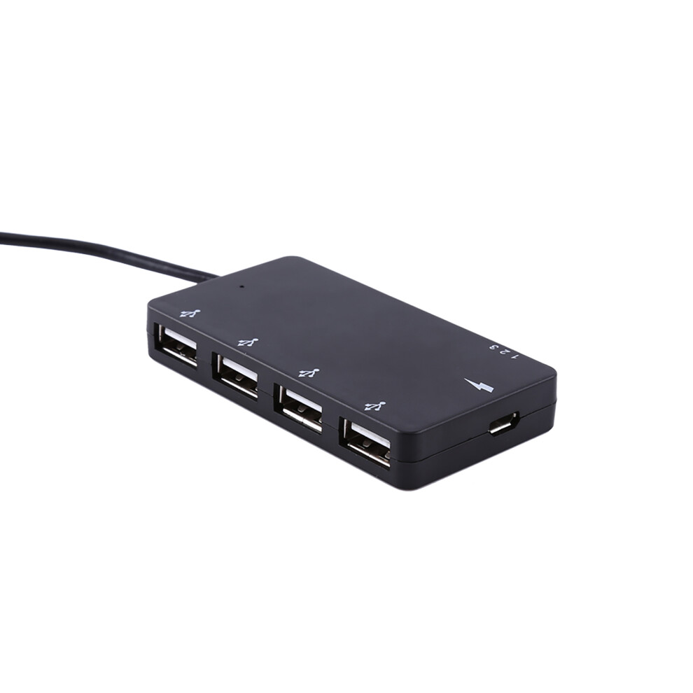 4 Port Micro Usb Hub For Smartphones & Tablets Usb2.0 Otg Extension Cable 9381363101391