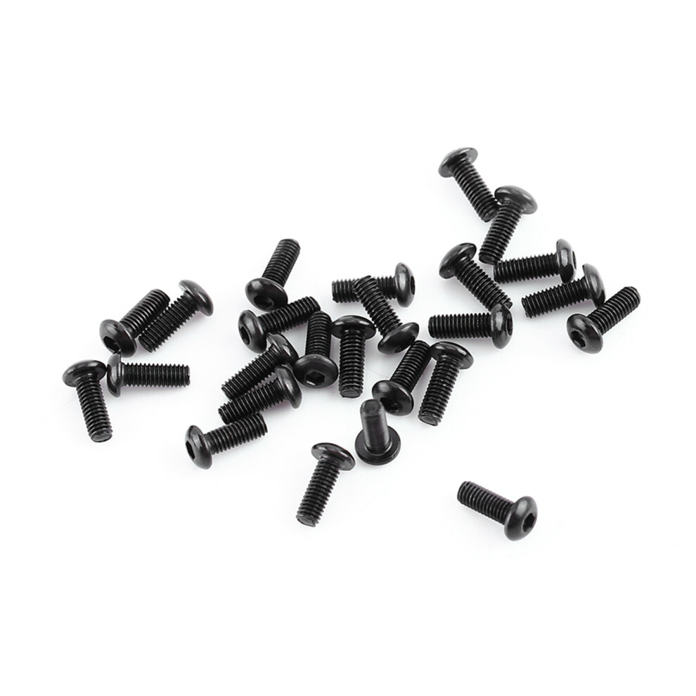 M3 Hex Socket Bolts And Nuts 250Pcs Black Alloy Steel Button Head Fasteners 5051363102110