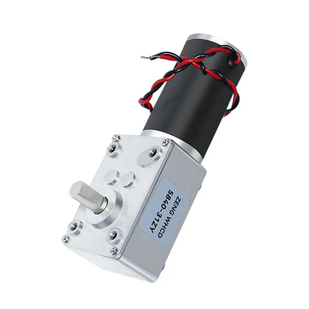 Worm Gear Dc Motor 584031Zy 12V24v Dual Voltage Torque 100Kg Reversible Selflocking 10Rpm At 24V Without Bracket 9067246941932