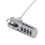 Notebook PC Security Lock Cable 4 Digit Password Chain for Theft Prevention 7