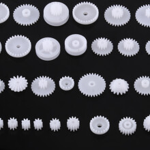 Complete Plastic Gear Assortment Set for Robots and Model Vehicles